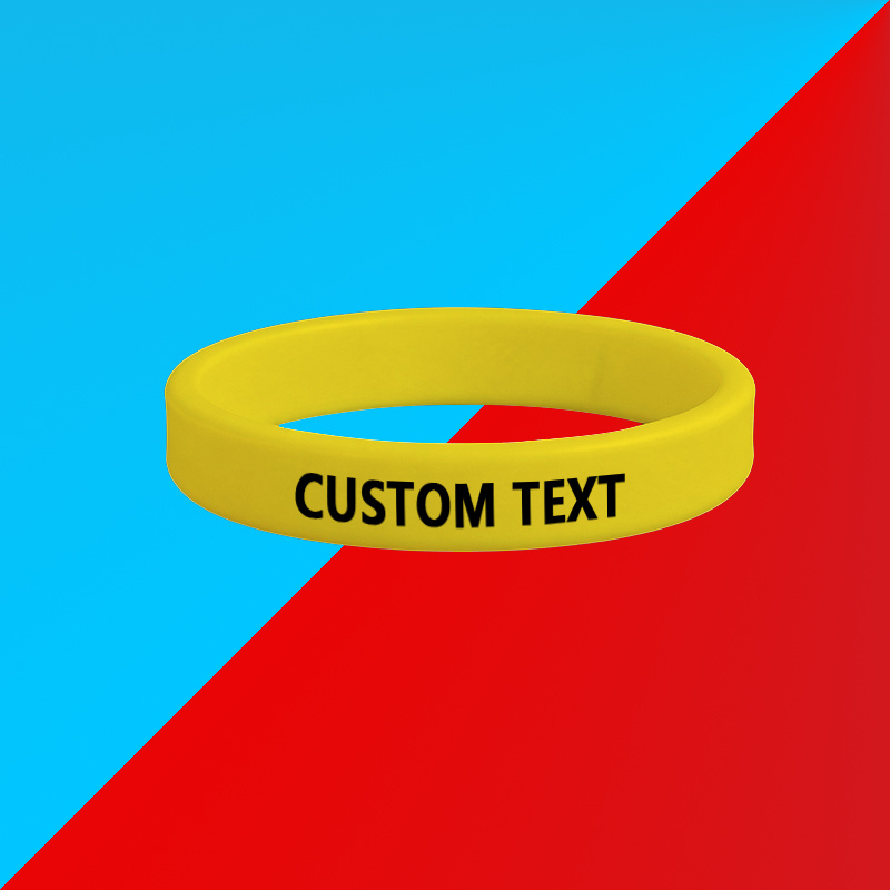 70pcs Custom Silicone Wristbands, Personalised Gift Set